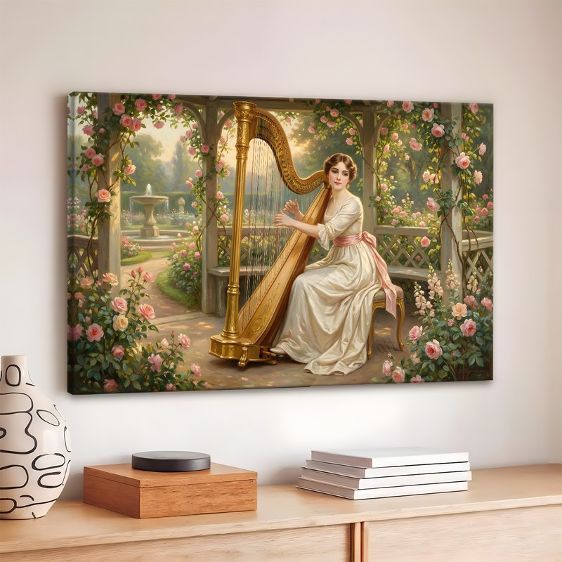 Sonata of Grace Canvas Wall Art - 380 GSM