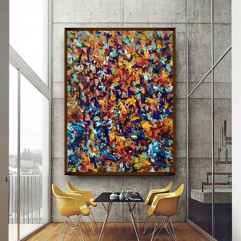 Confetta Canvas Wall Painting