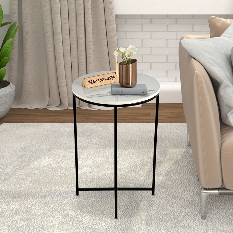 Kellington Marble Top Side Table