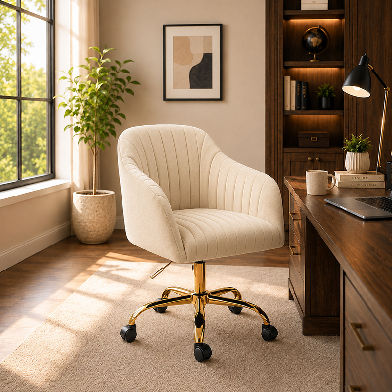 Caden Ergonomic Executive Office Chair - White