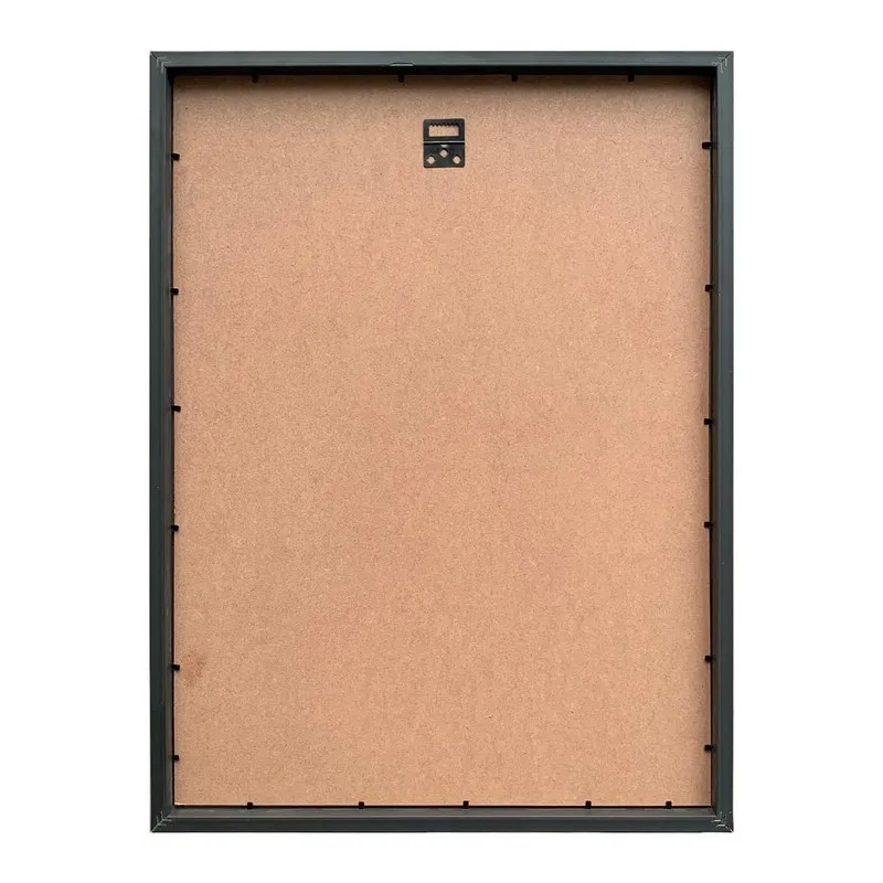 Back view of the wall art frame with hanging hardware