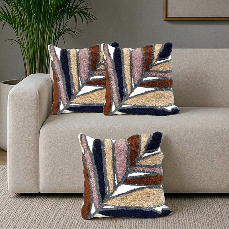Terratact Tufted Cushion Cover Set - Set Of Three