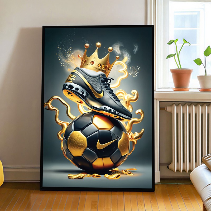 Crowned Dragon King MDF Wall Art