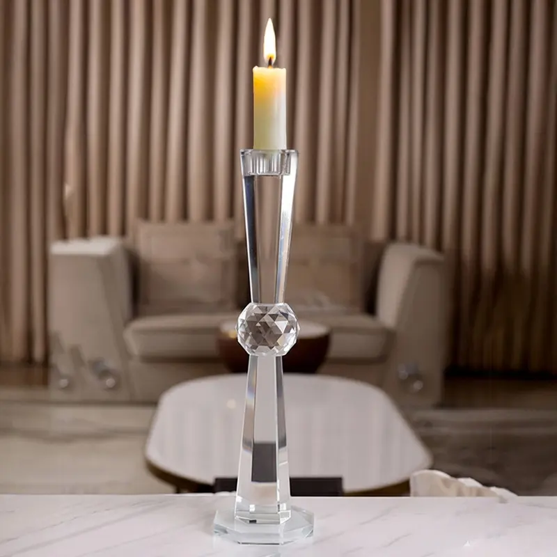 Glacielle Crystal Candle Holder - Small