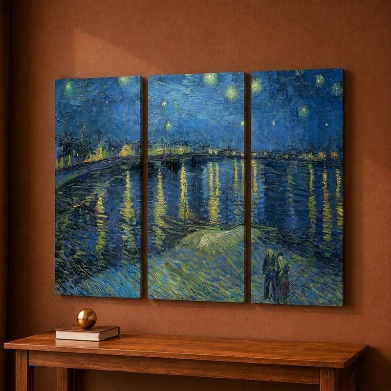 Starry River Canvas Wall Painting