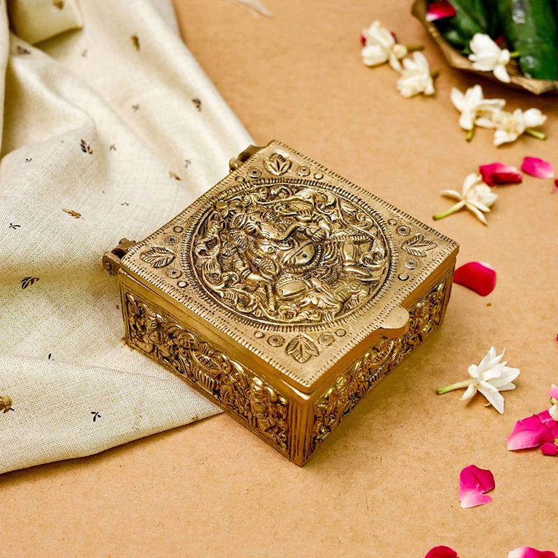 Royal Riwaayat Brass Jewel Box