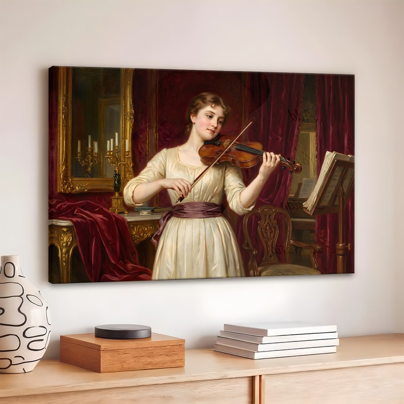 Notes of Elegance Canvas Wall Art - 380 GSM