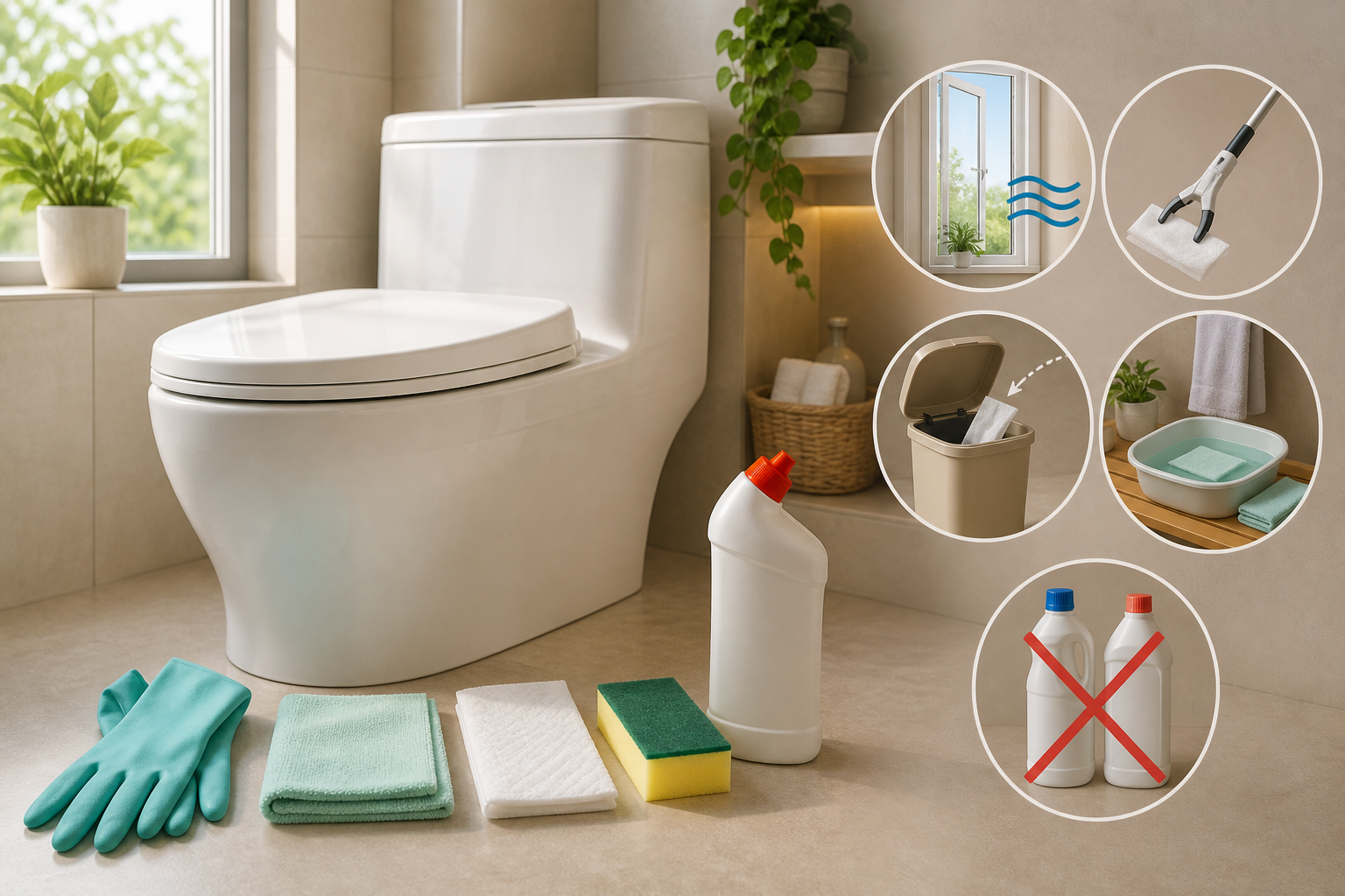 Cleaning Toilet Without Brush: Safe Methods That Work