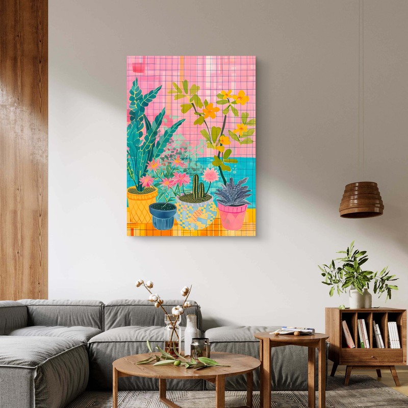 Window Garden Canvas Wall Painting - Small