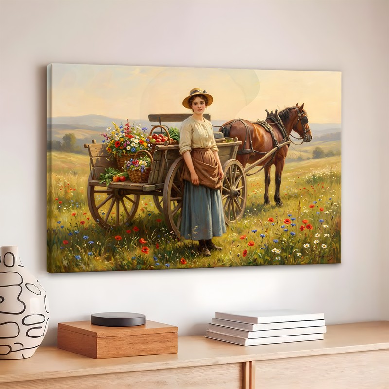 Farm Fresh Voyage Canvas Wall Art - 380 GSM