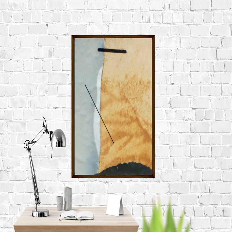 Earthbound Echo Canvas Wall Painting - Large