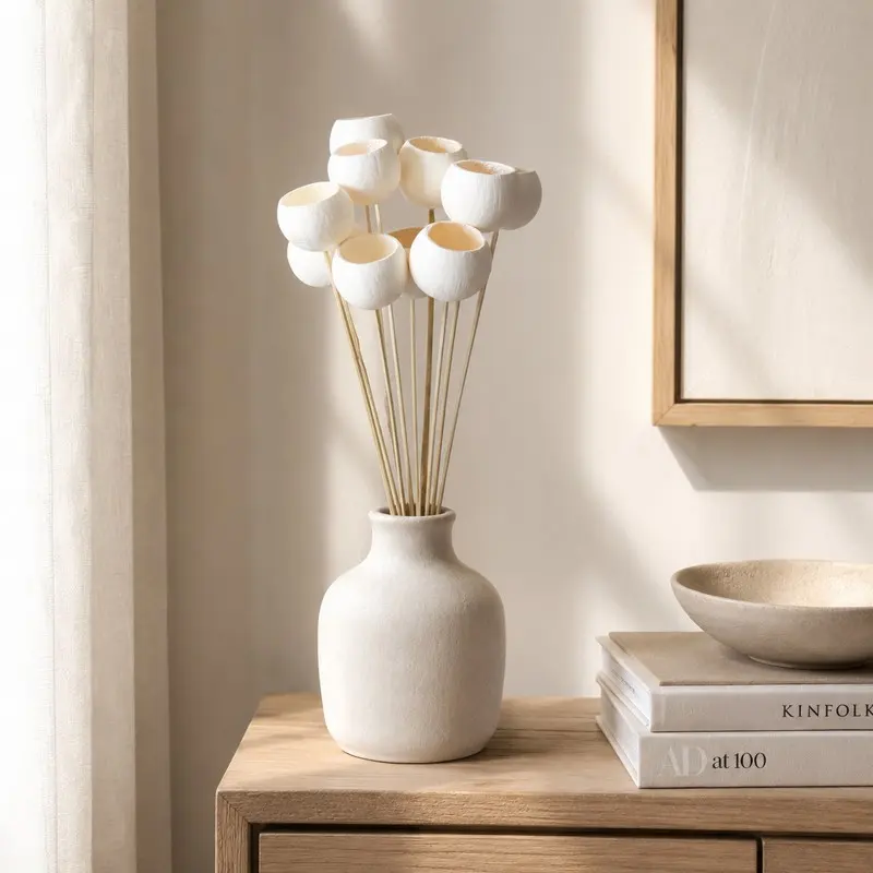 Bell Cup Dried Stems - Set of Ten