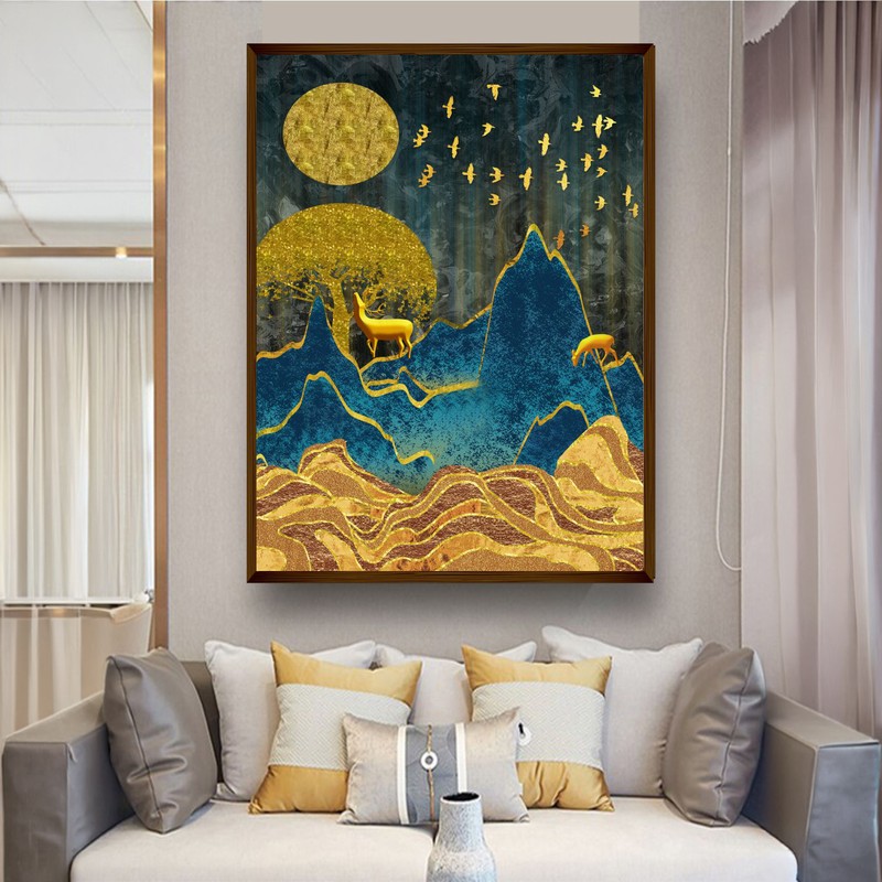 Auricervia Canvas Wall Painting