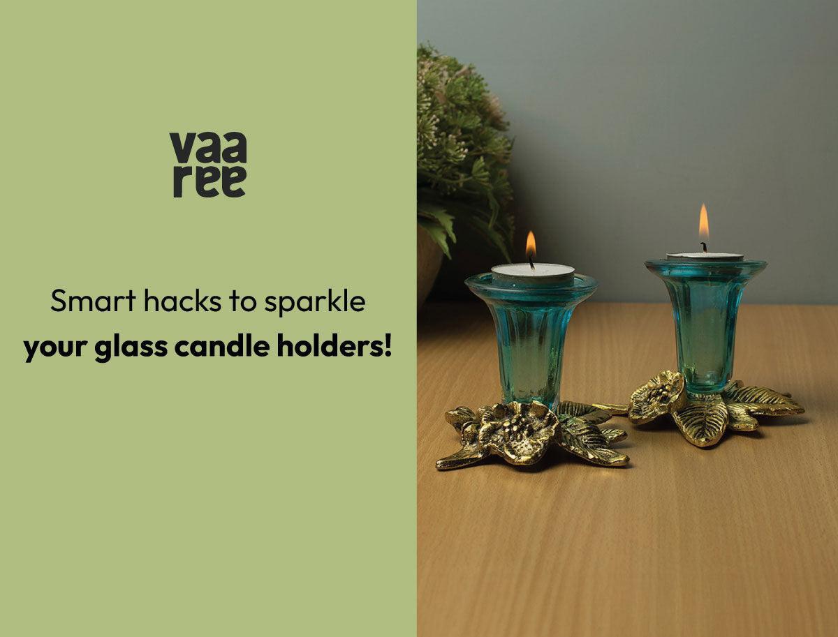 How to Clean Glass Candle Holders?