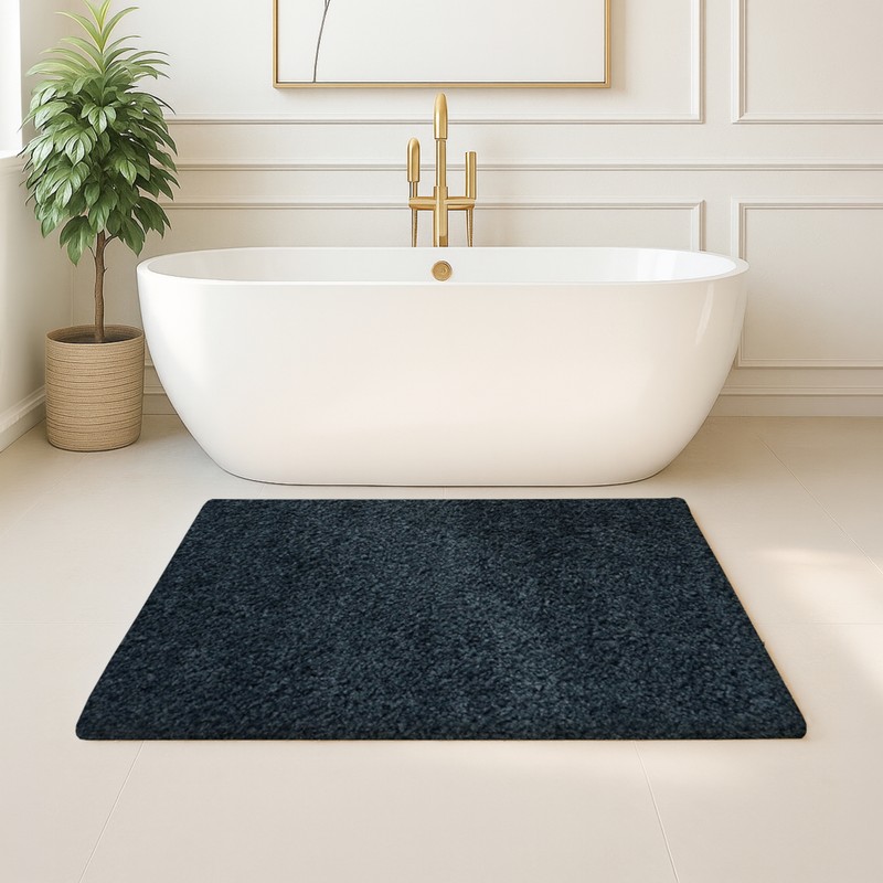 DryStep Anti Skid Bath Mat - Black - 40 x 60 cms