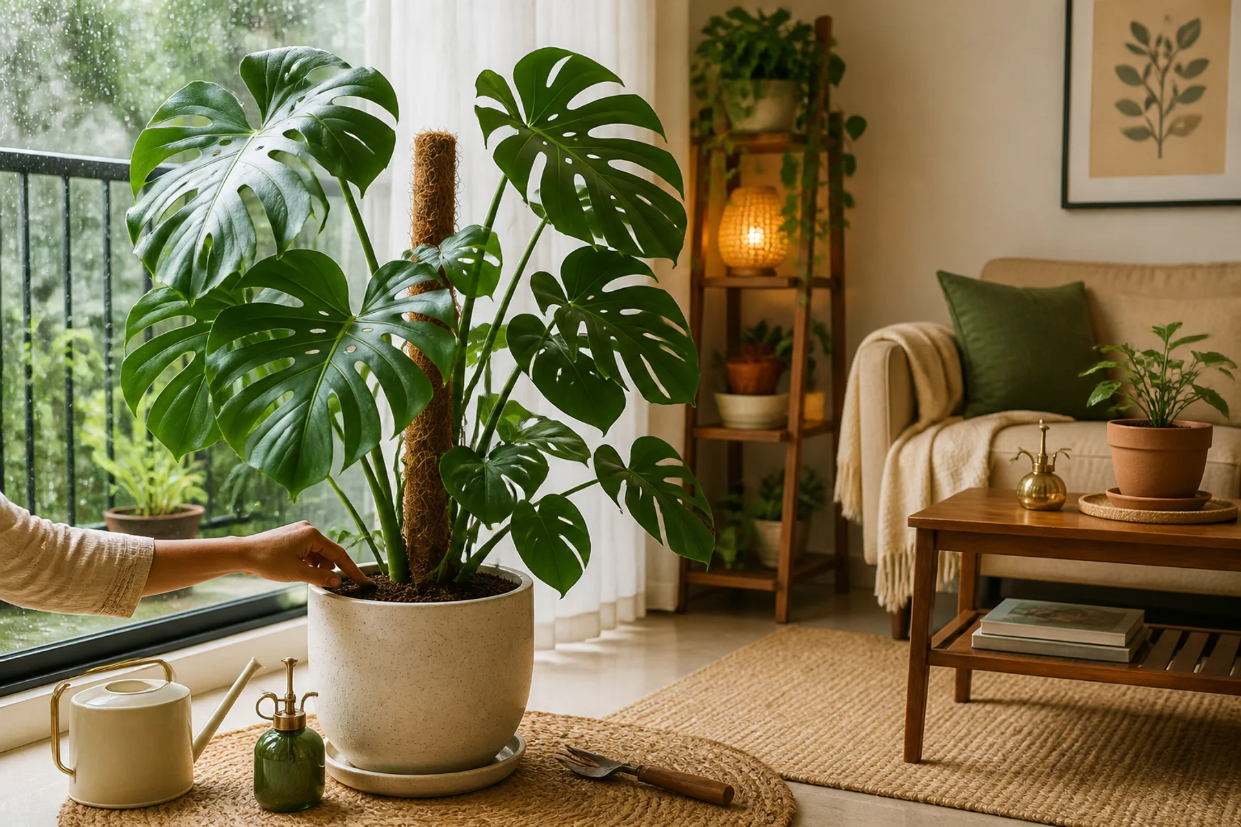 Cheese Plant Care for Indian Homes: Light, Water & Support
