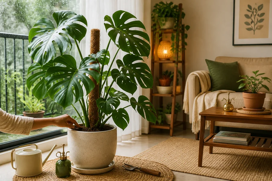 Cheese Plant Care for Indian Homes: Light, Water & Support