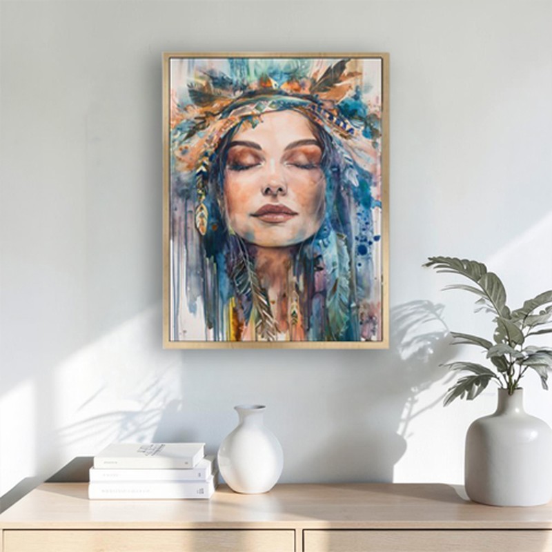 Whispers of the Wild Wall Painting With Frame