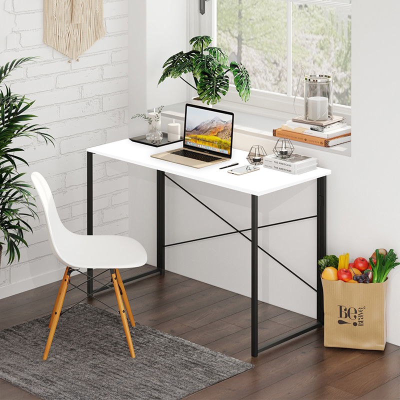 Monarch Linear Console Table - Black,White