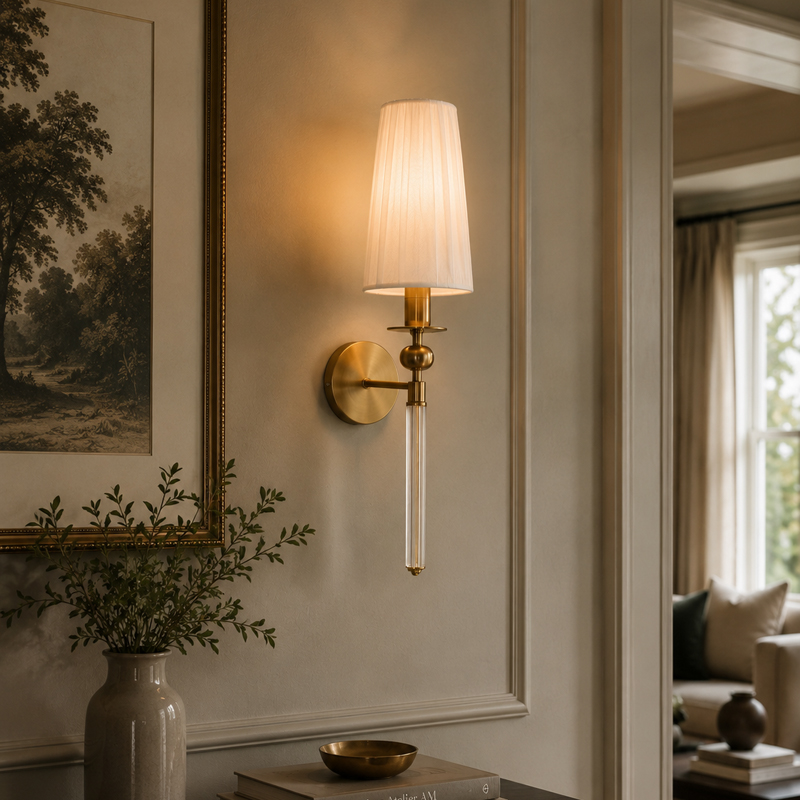 Heritage Loom Metal Wall Lamp