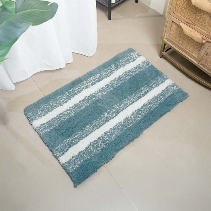 Coastal Calm Anti-Skid Bath Mat - Blue - 50 x 80 cm