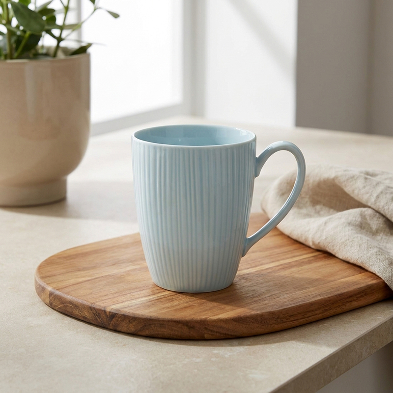 Noritake Sleekform Porcelain Coffee Mug - 360 mL - 360 mL