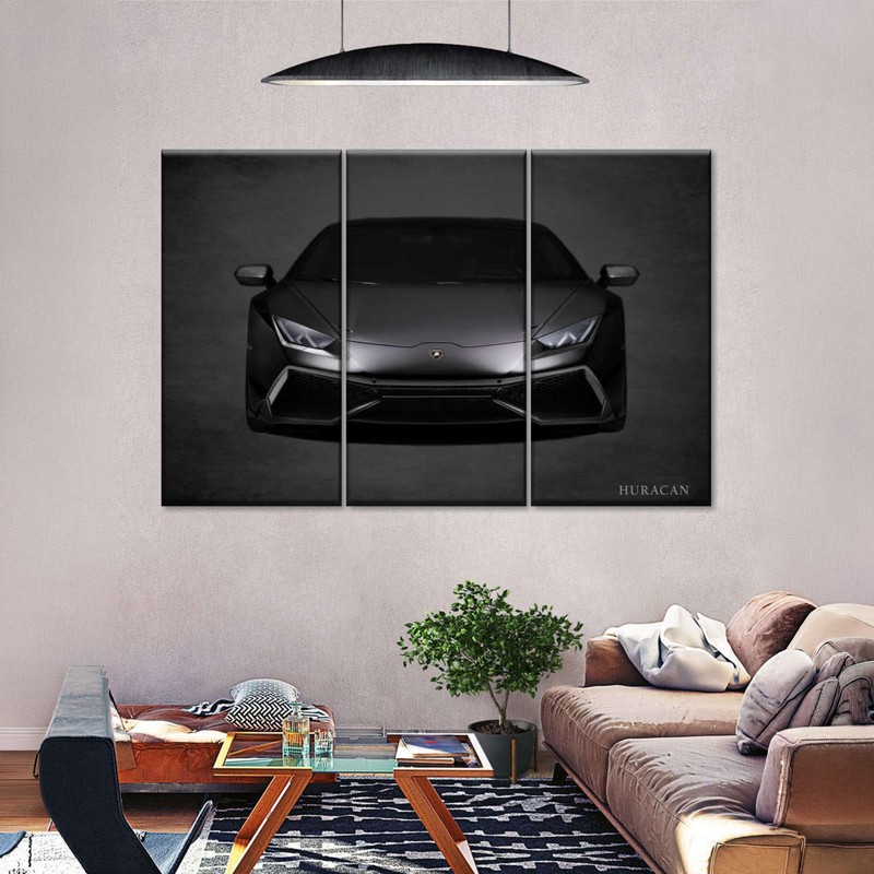 Sports Car Canvas Wall Painting