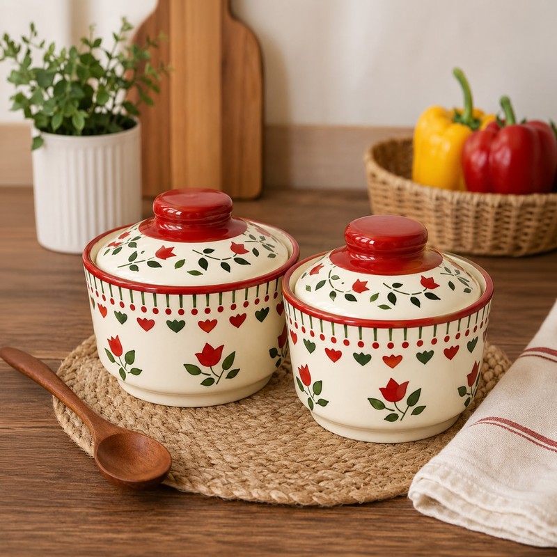 Nivedya Serving Bowl (500 mL Each) - Set of Two