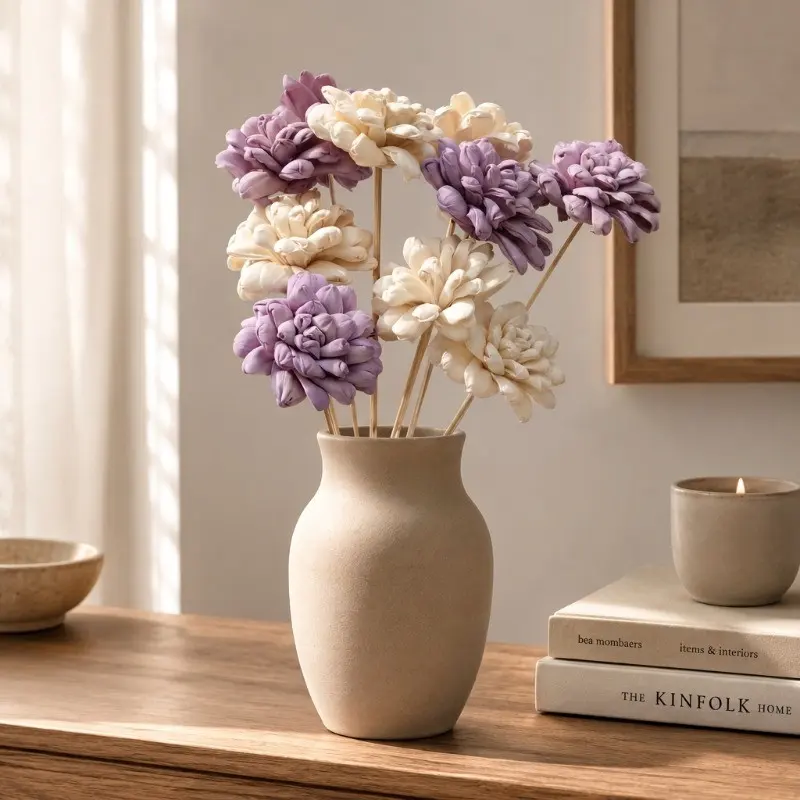 Blossom Cottage Sola Wood Artificial Flower Sticks - Set of Ten