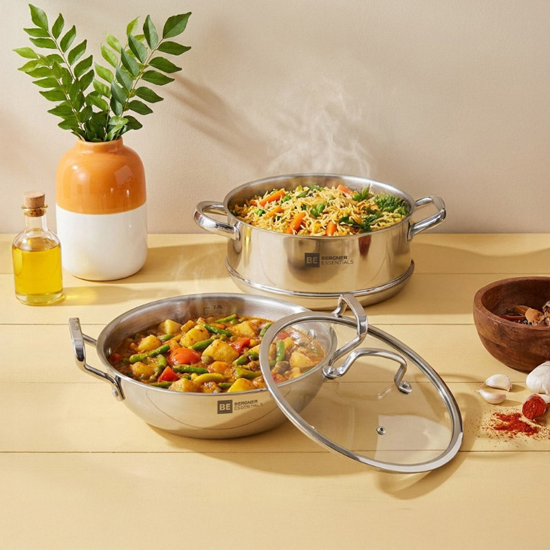 FeastMaker Triply Cookware Set - Two Piece Set - Bundles