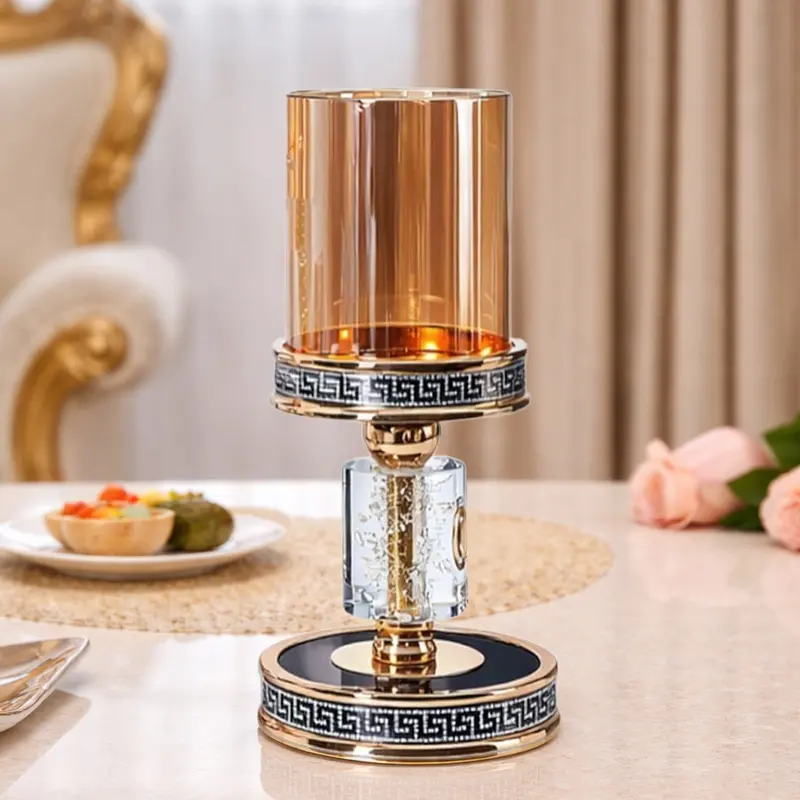 Veloura Metal Candle Holder - Small