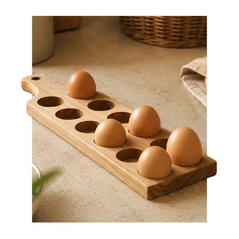 Oaknest Wooden Egg Holder