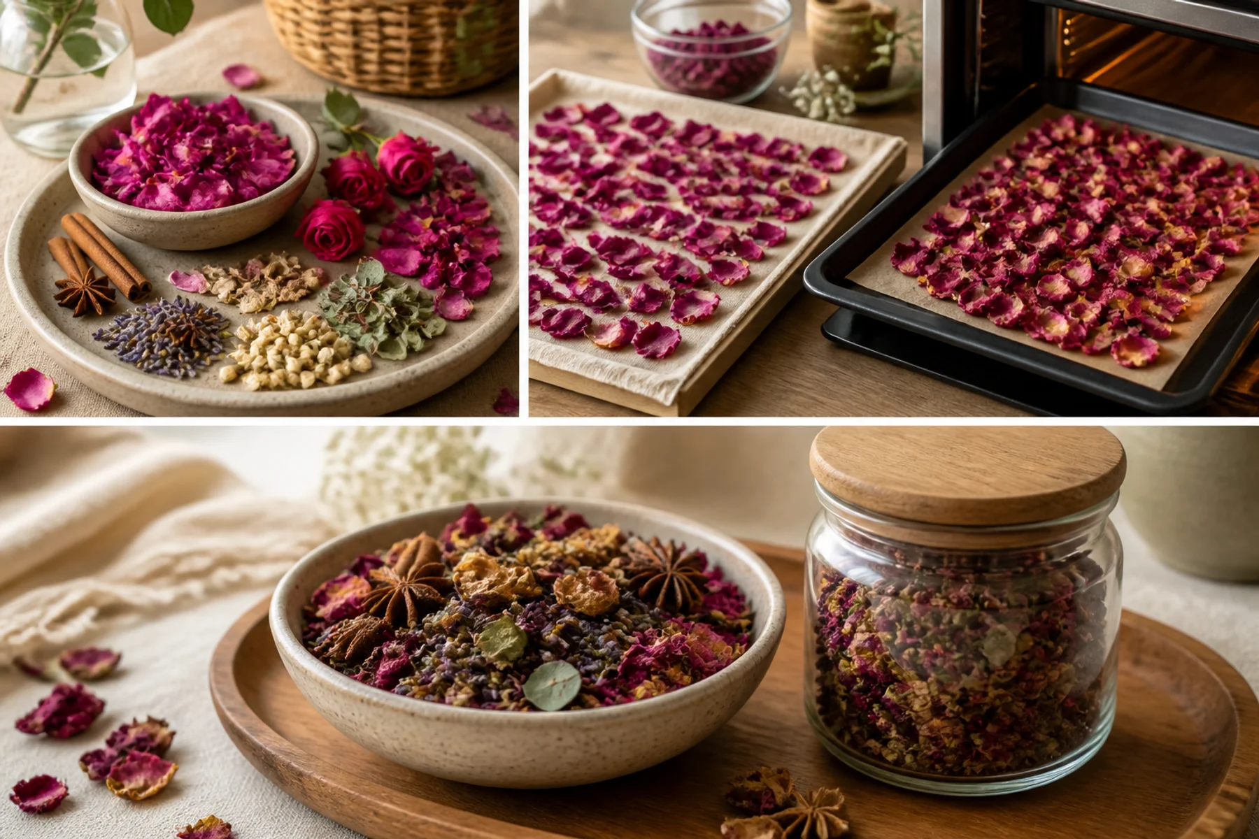 Homemade Potpourri Rose Petals: Drying, Scenting & Storage