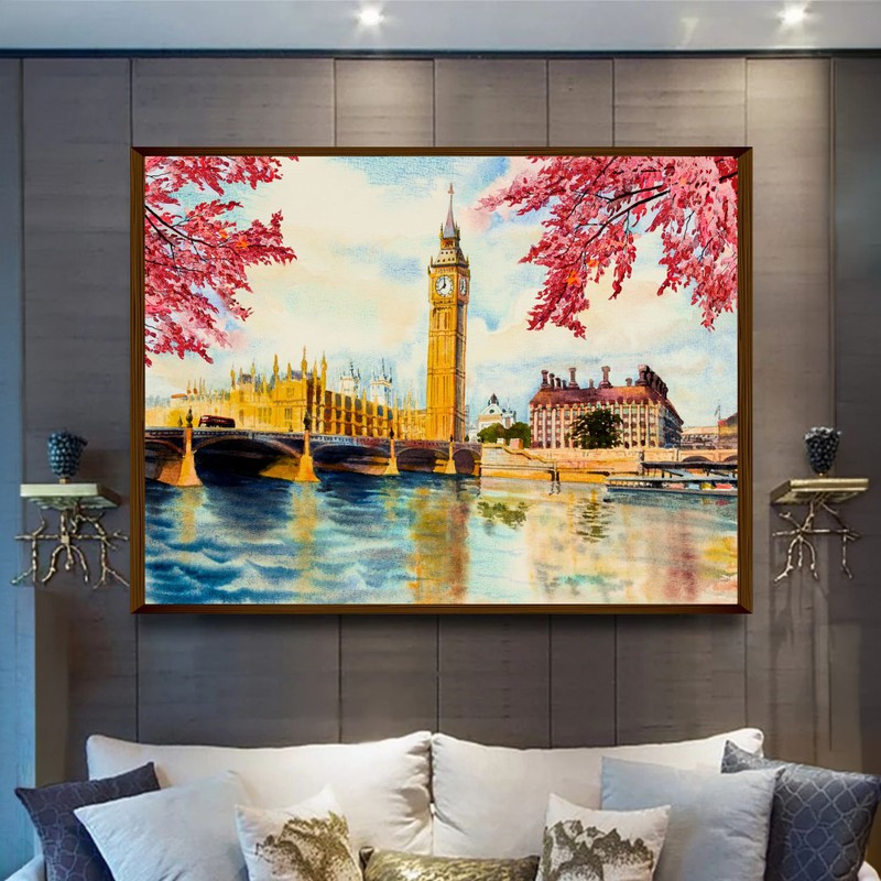 Thamesis Canvas Wall Painting