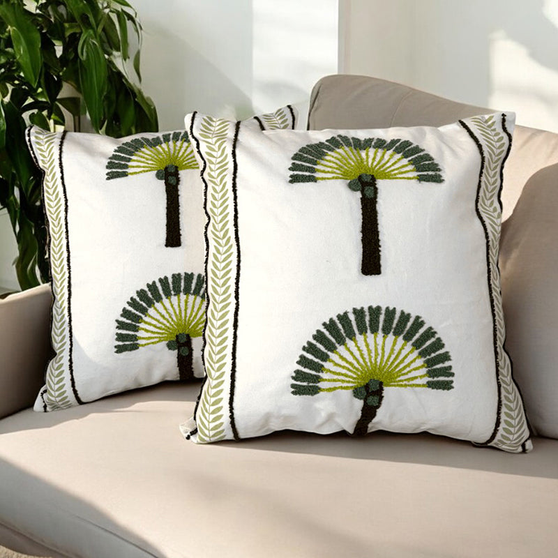 Boho Mend Tufted Cushion Cover Set - Set Of Two