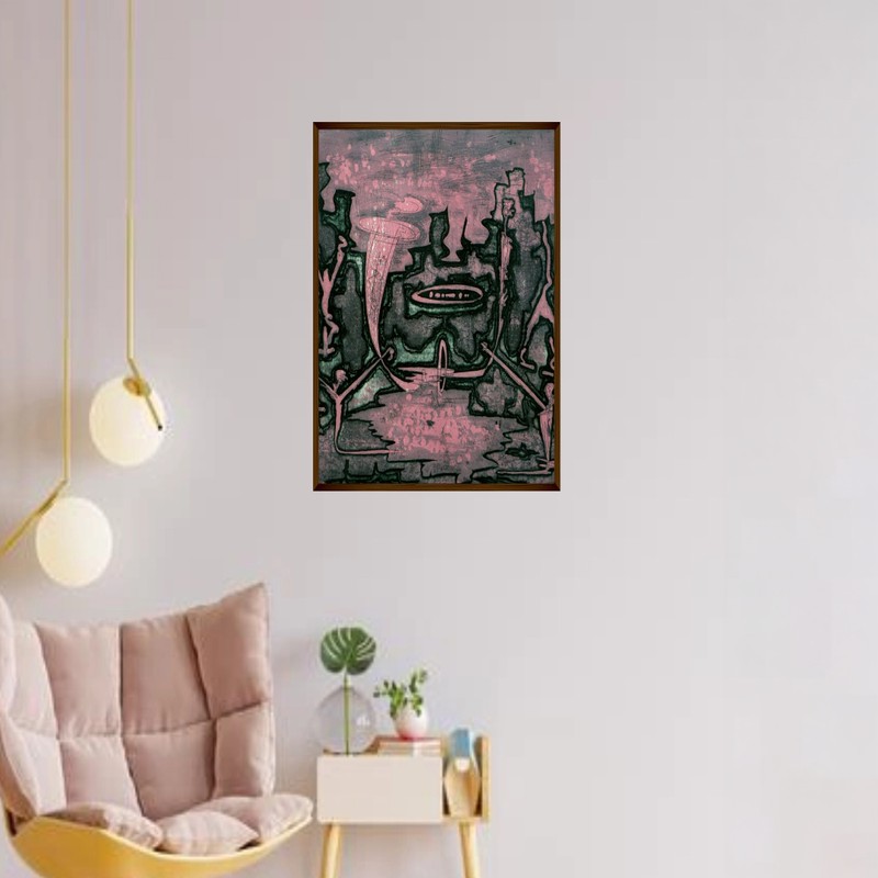 Mystic Ruins Canvas Wall Painting - Small