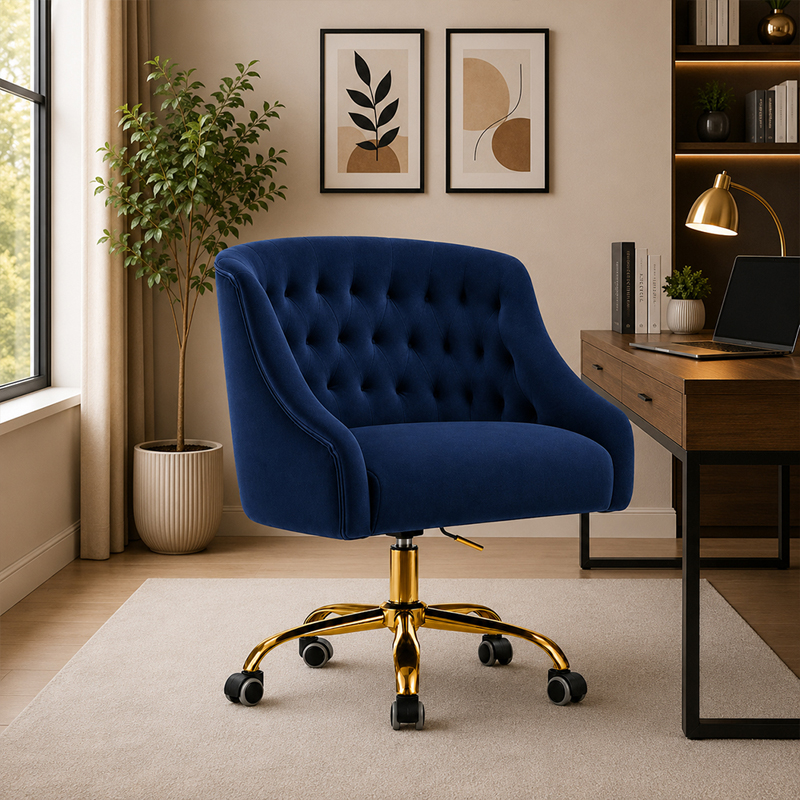 Tavian Comfort Office Chair - Blue