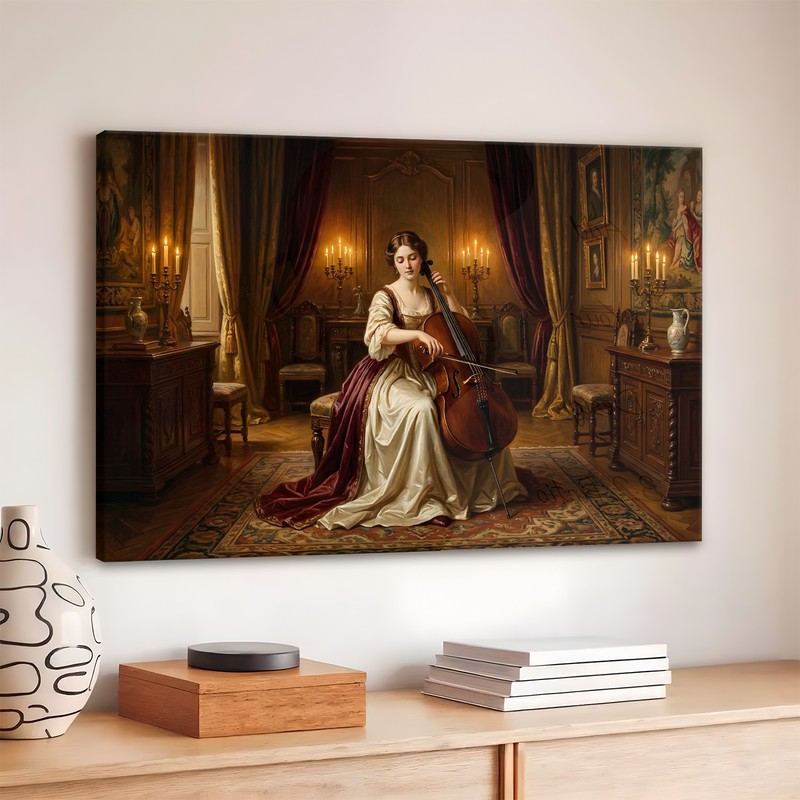 Notes Of Melody Canvas Wall Art - 380 GSM