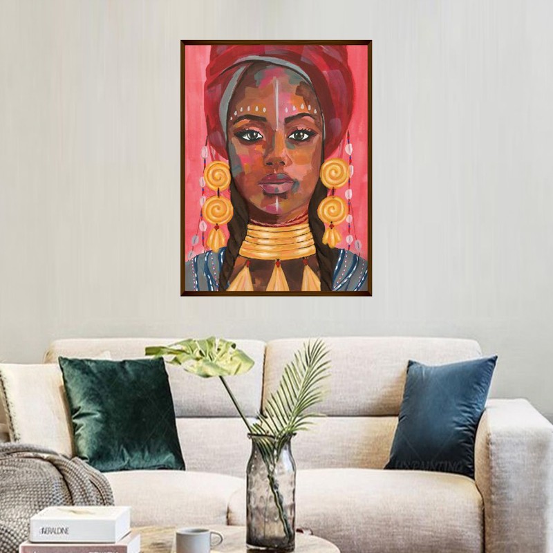 Regal Visage Canvas Wall Painting