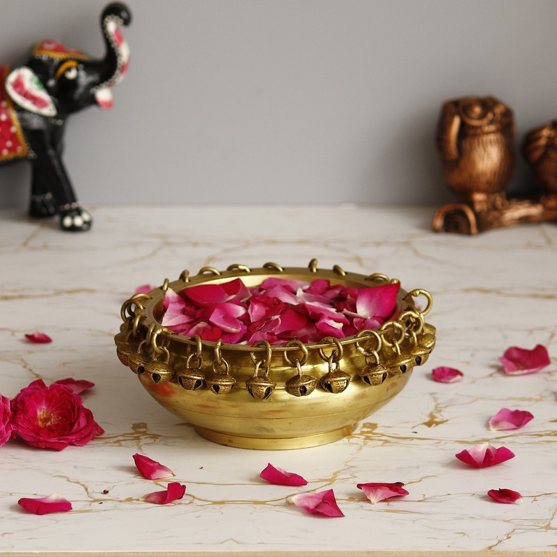 Pushpanjali Brass Urli