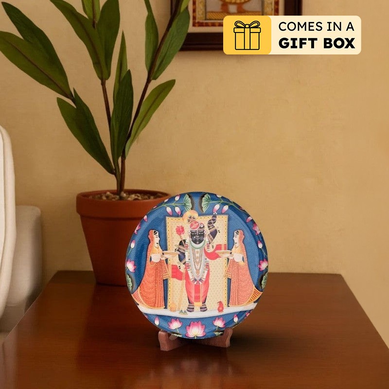 Srinathji Metal Wall Plate
