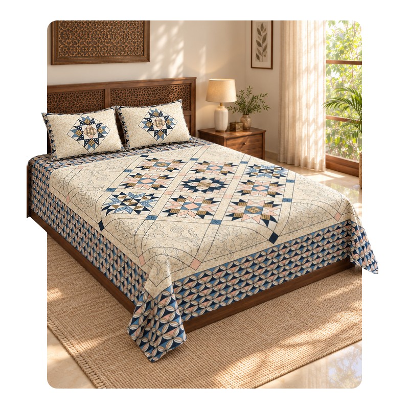 Beige,Blue