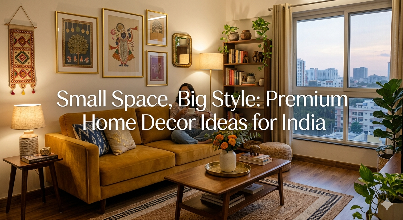 Small Space, Big Style: Premium Home Decor Ideas for India