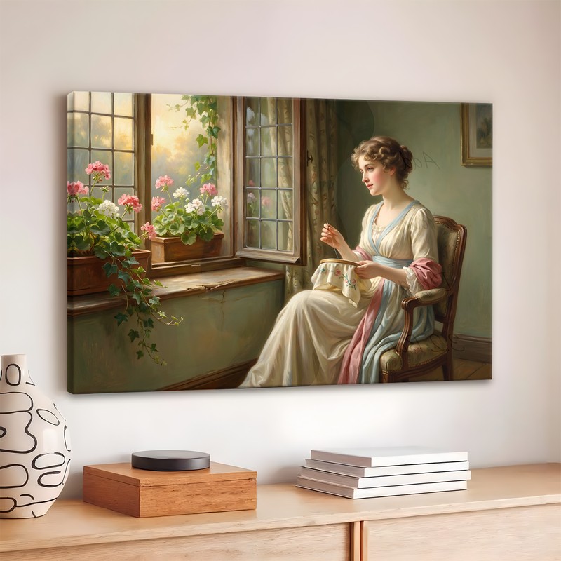 Threads of Heritage Canvas Wall Art - 380 GSM