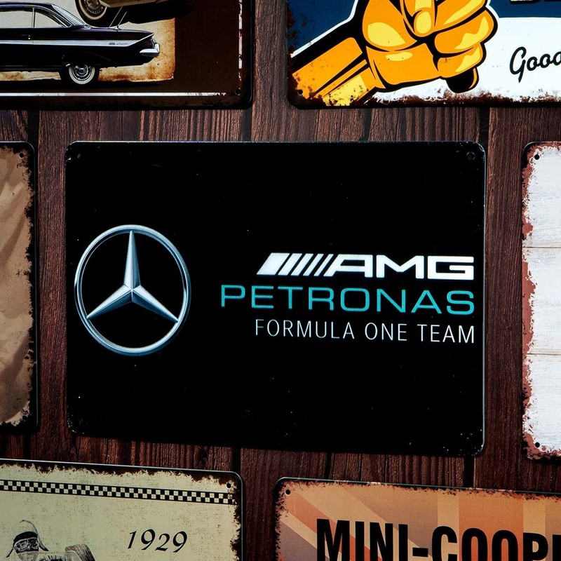 AMG Petronas Metal Wall Accent