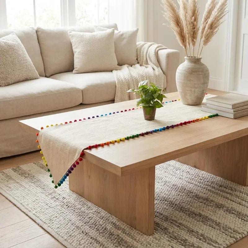 Runner Charm Cotton Table Runner - 4 Seater