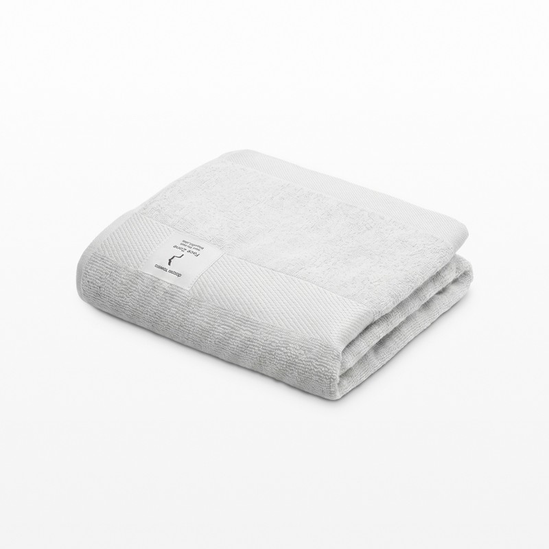 Minty Moon Banana Fibre Blend Towel - White - 75 x 150 CM