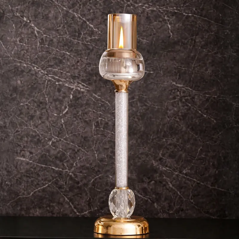 Lunara Glow Metal Candle Holder - Large