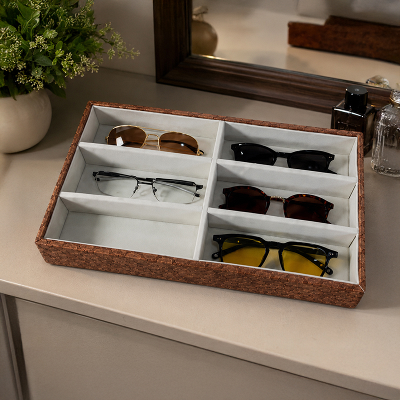 Forest Gem Pavilion MDF Storage Box - Brown