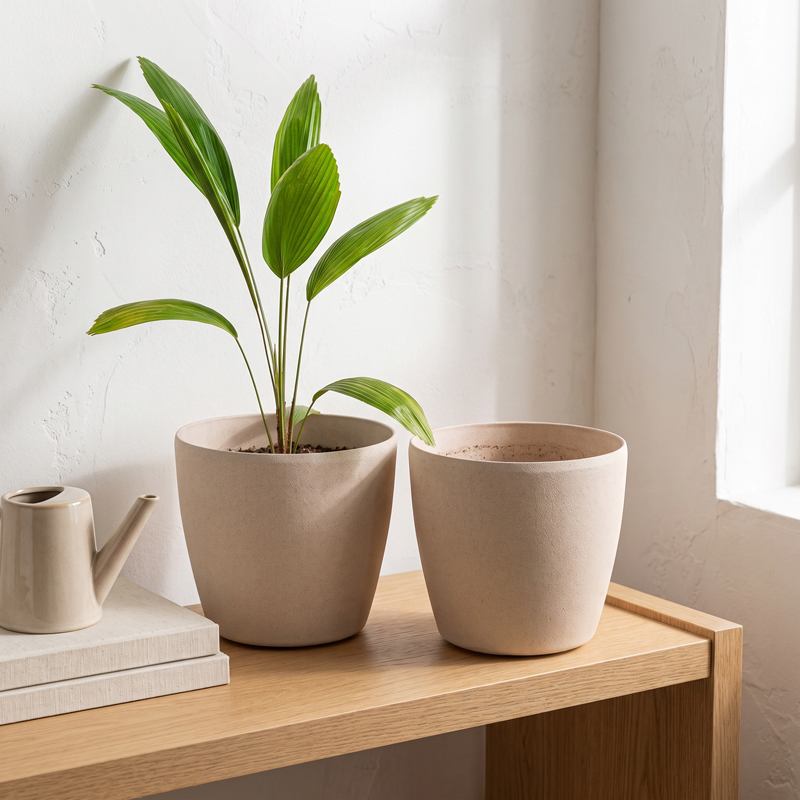 Architect's Choice Rice Husk Planter - Set of Two